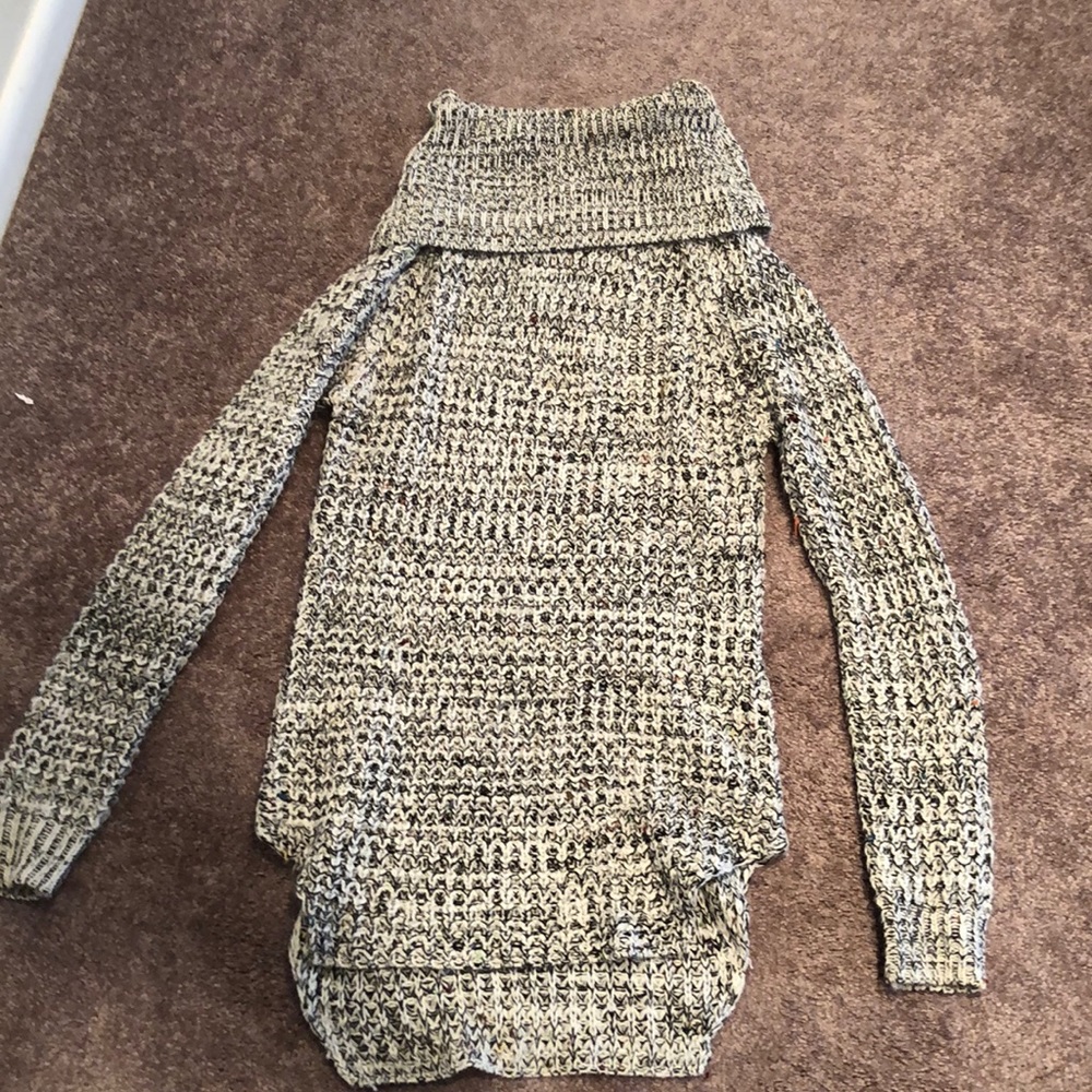 Turtleneck multicolored sweater